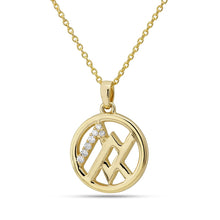 Load image into Gallery viewer, Zodiac Medallions: Aquarius
